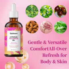 Satnkemi oil on bathroom counter as part of daily grooming routine