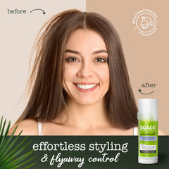 SAUCE BEAUTY avocado and shea butter closeup highlighting nourishing ingredients benefit: hydration