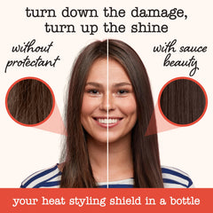 SAUCE BEAUTY spray texture close-up fine mist for lightweight protection