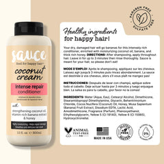 SAUCE BEAUTY lifestyle bathroom shelf scene showing product as part of everyday routine