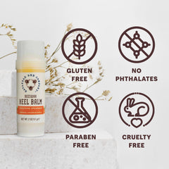 Sandal-ready feet after using Savannah Bee Company balm showing smoother heels
