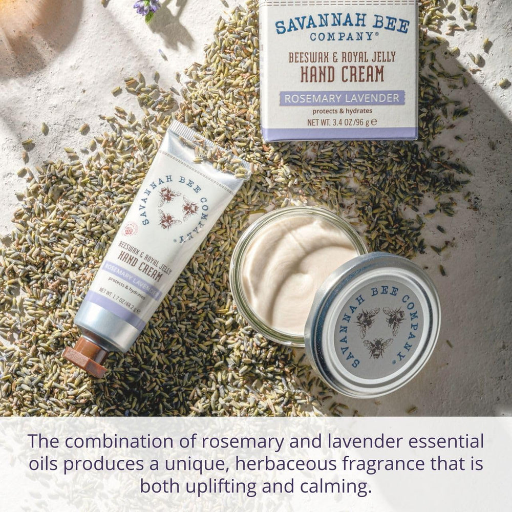 Savannah Bee Company jar of honey with tube showing natural bee ingredient benefit