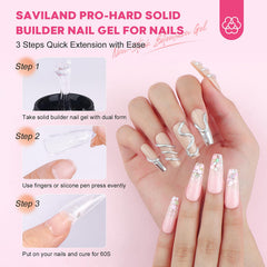 SAVILAND artist carving raised 3D nail art demonstrating crisp sculpting benefit