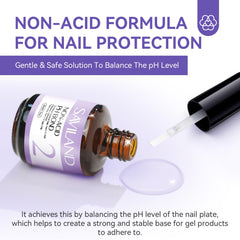 SAVILAND applying product to nail plate, demonstrates improved adhesion for longer wear