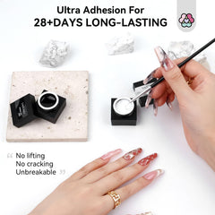 SAVILAND tools and gel illustrating easy-use for nail artists