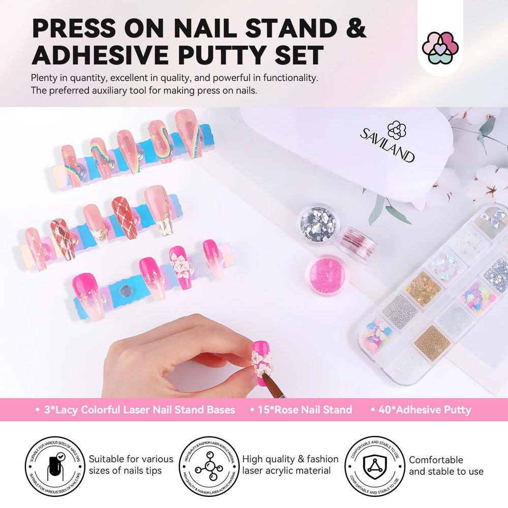 SAVILAND magnet close-up illustrating strong hold for steady nail placement