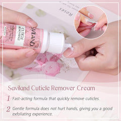 SAVILAND cuticle oil dropper applying oil for moisturized nails