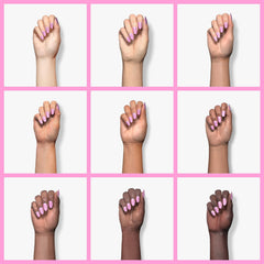 SAVILAND finished 3D carved nail showcasing detail and long-lasting hold