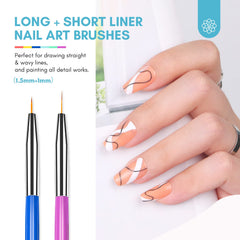 SAVILAND dual-end brush detail highlighting liner and dotting tip for versatile designs
