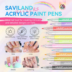 SAVILAND close-up of fine tip nib displaying precise control for detailed lines