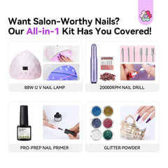 SAVILAND finished acrylic nails lifestyle image highlighting salon-quality results
