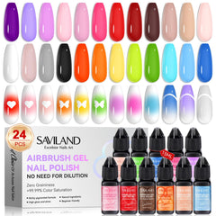 SAVILAND front packaging showing 24 colors and ready-to-use benefit