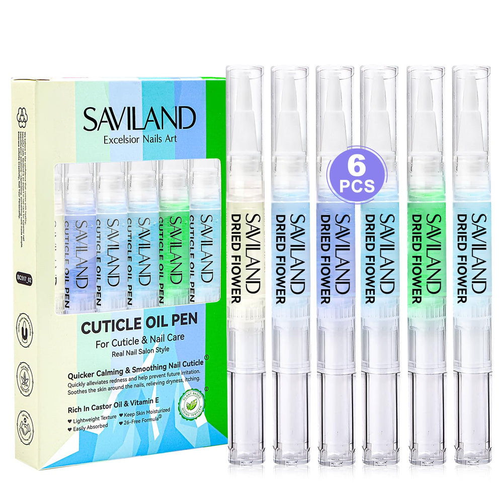 SAVILAND front packaging showing six pens and clear presentation benefit
