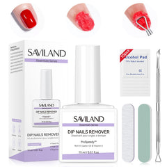 SAVILAND front packaging showing 15ml remover and kit, fast removal benefit