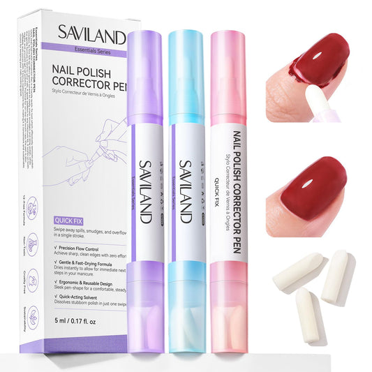SAVILAND front packaging showing three pens and nine tips, organized for value