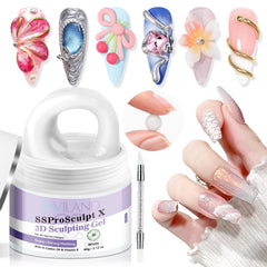 SAVILAND jar front view showing clean branding and gel consistency for reliable sculpting