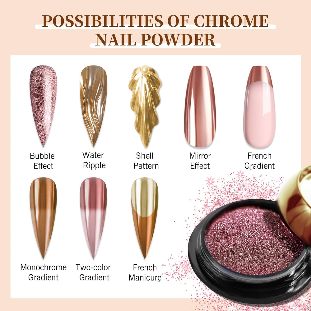 SAVILAND open jar close-up of ultra-fine chrome powder texture, smooth application benefit