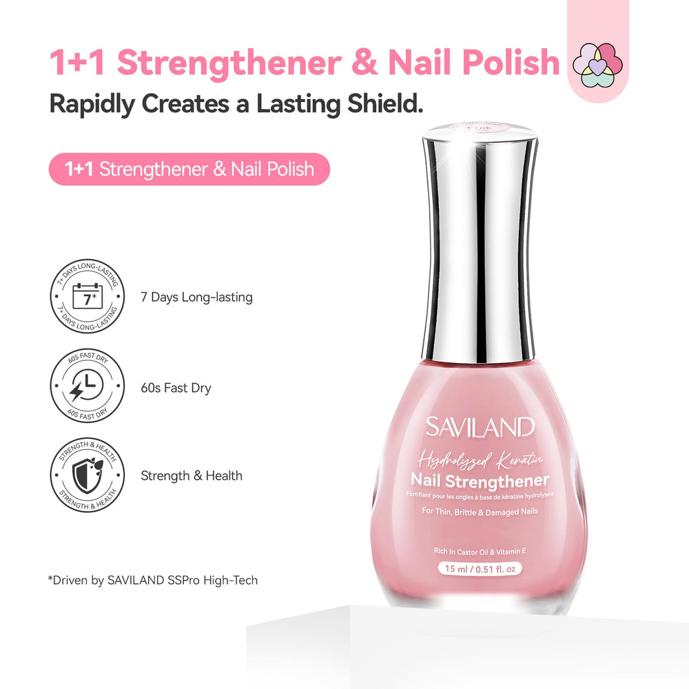 SAVILAND label close-up highlighting castor oil and vitamin E ingredients benefit