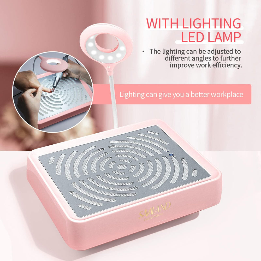 SAVILAND LED lamp and flexible hose focused on improved visibility during manicures