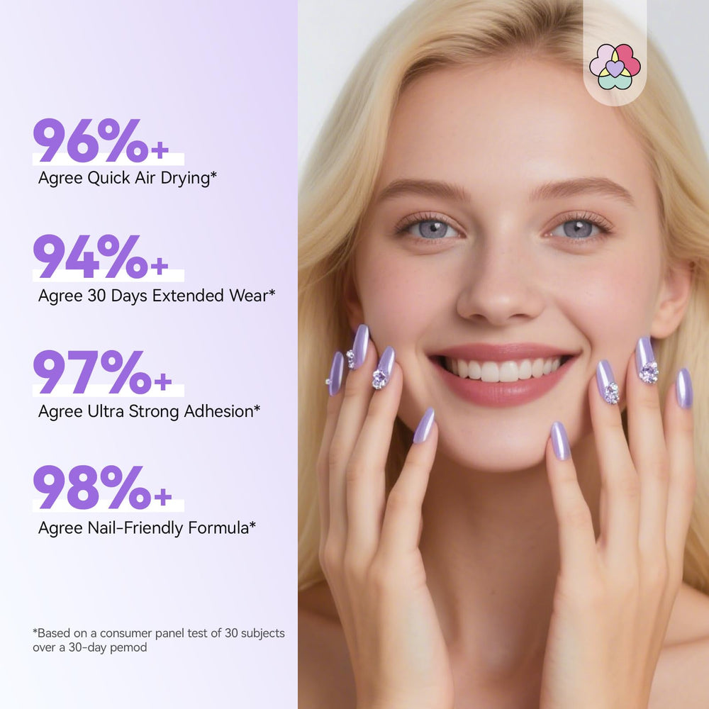SAVILAND finished manicure lifestyle image displaying salon-quality look at home