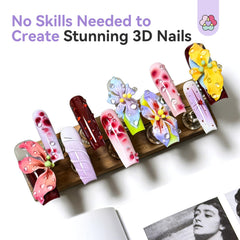 SAVILAND cured gel charms removed from molds demonstrating consistent salon-ready accents