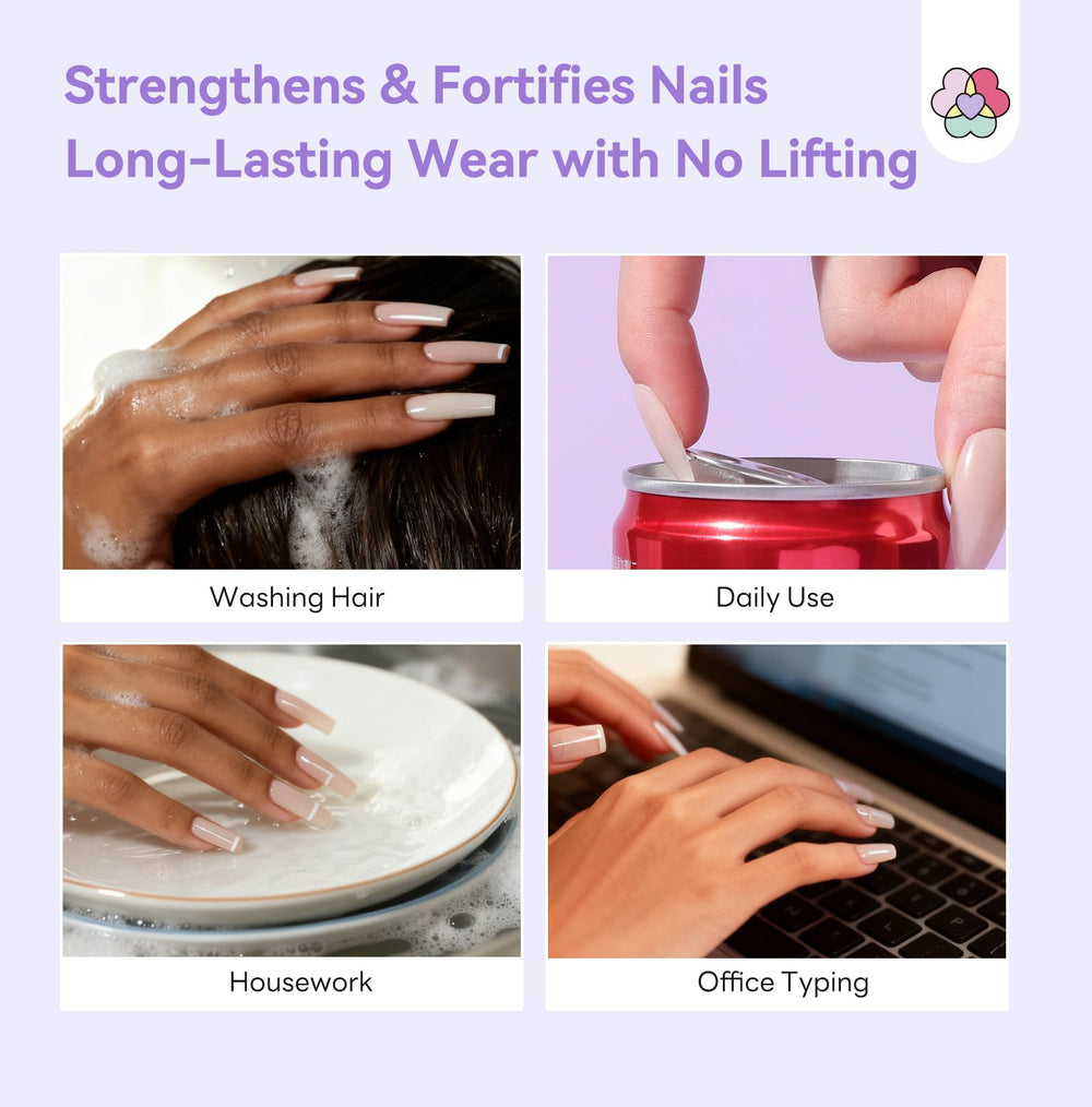 SAVILAND nail apex detail highlighting natural curvature and reinforced strength