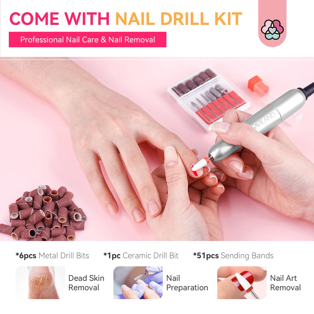 SAVILAND glitter, rhinestones and sequins close-up for creative nail design