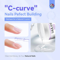 SAVILAND 100pcs nail forms spread out, organized and ready