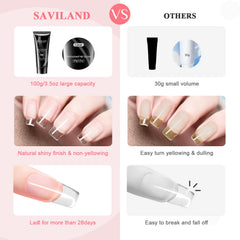 SAVILAND gel texture close-up showing smooth consistency for easy sculpting