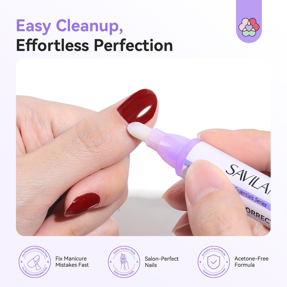 SAVILAND nine replacement tips arranged, illustrating long-lasting usability