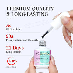 SAVILAND scale comparison with common items to show the 15ml size benefit