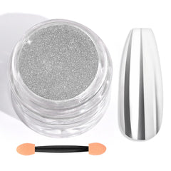 SAVILAND jar front view showing silver chrome powder and label, professional supply benefit