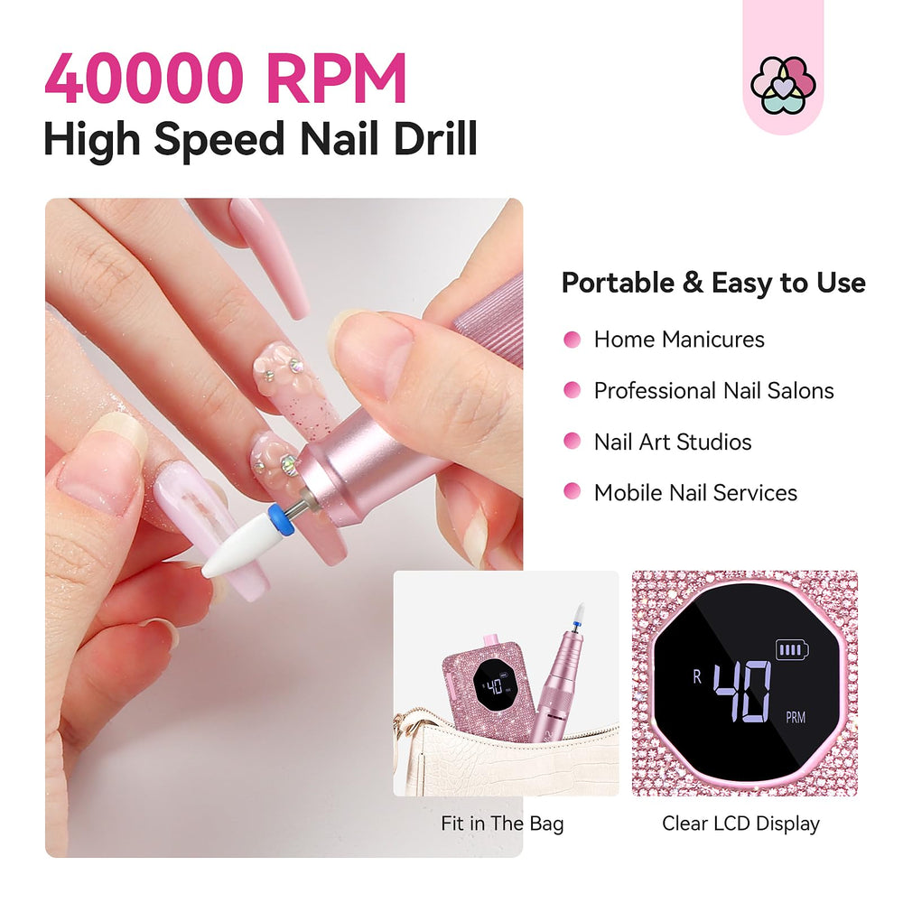 SAVILAND size comparison in hand showing portable design for mobile nail techs