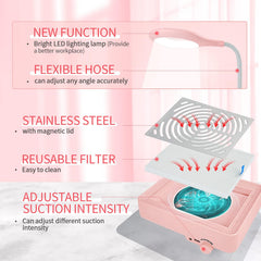 SAVILAND held in hand to show scale and portability for on-the-go nail artists