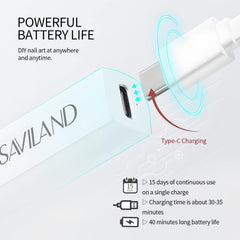SAVILAND soft-touch shell texture for secure, comfortable grip