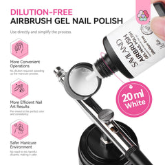 SAVILAND polish texture close-up highlighting smooth consistency and clog-free flow