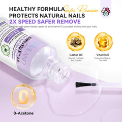 SAVILAND toolset layout with cuticle pusher and nail fork for safe low-damage removal benefit