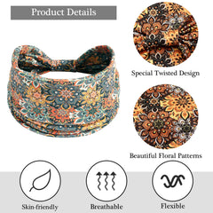 SAWINDA hand holding headband illustrating size and stretch for many head sizes