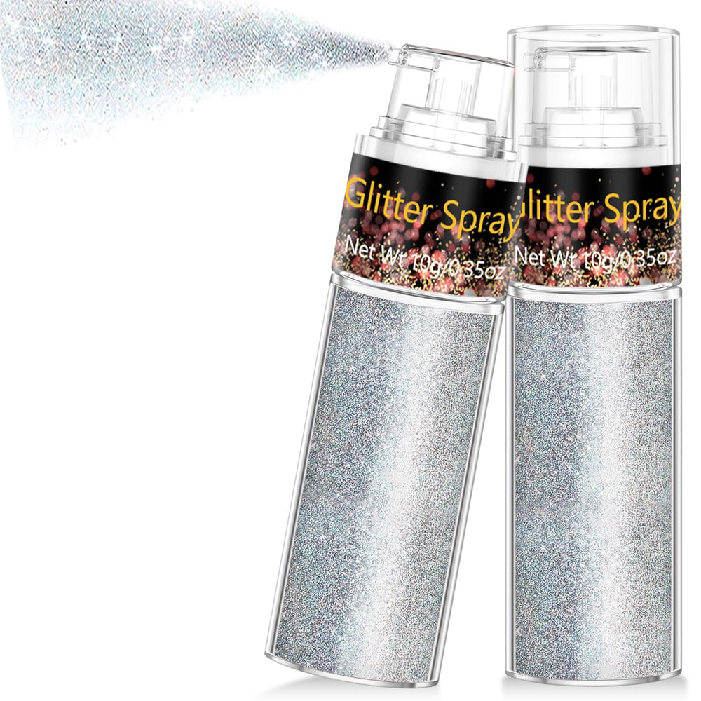 Scarman front packaging showing silver glitter bottle and branding for easy recognition and portability