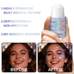 Scarman used as hair highlight near roots for iridescent, photo-ready accents