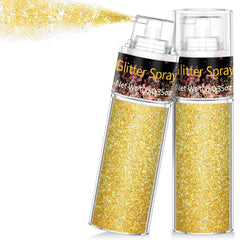 Scarman front packaging showing compact glitter spray bottle and benefits
