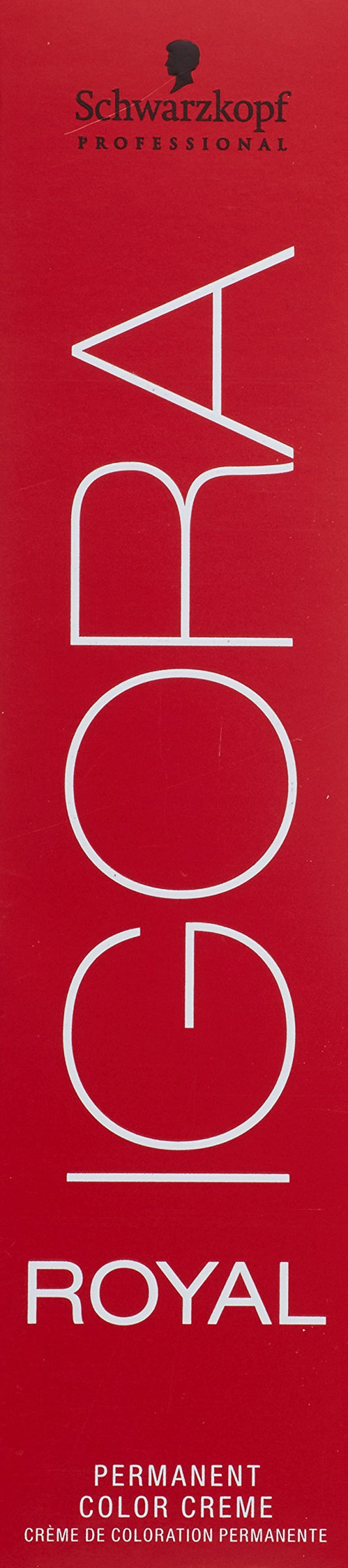 Schwarzkopf ROYAL IGORA front tube showing label and shade for professional ease