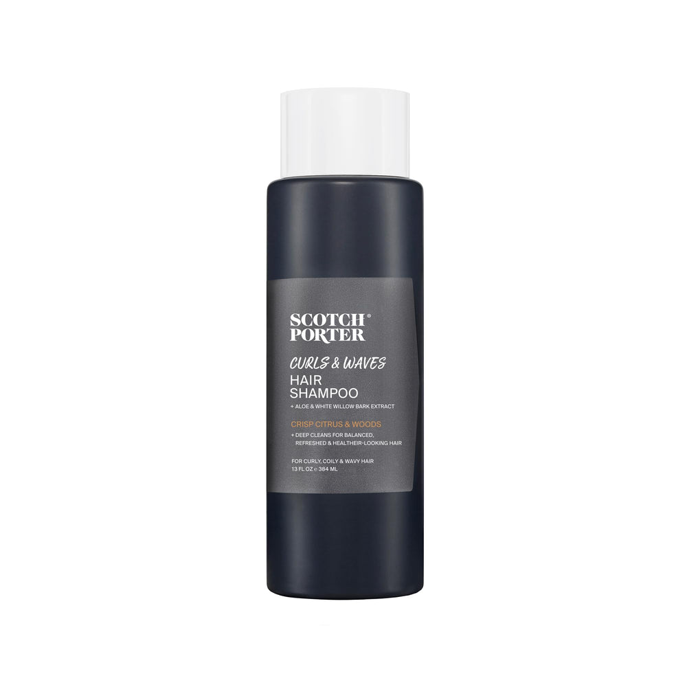 Scotch Porter front bottle showing product and masculine branding for easy identification and shelf impact