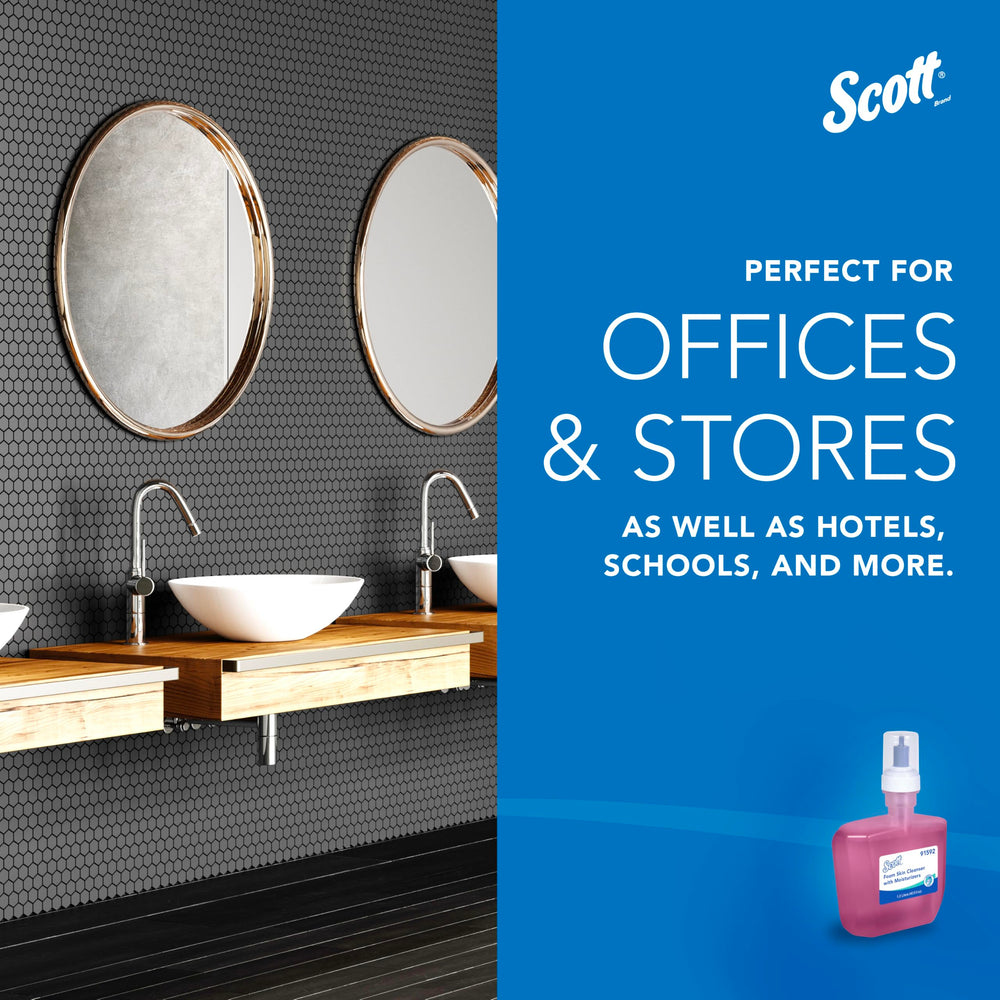 Scott Professional in hotel bathroom conveying pleasant scent and guest comfort