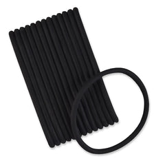Scunci elastics in hand showing size and easy portability