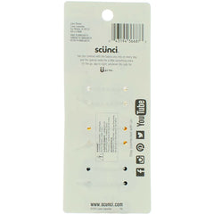 Scunci rubberized inner pad detail reducing slip and protecting hair