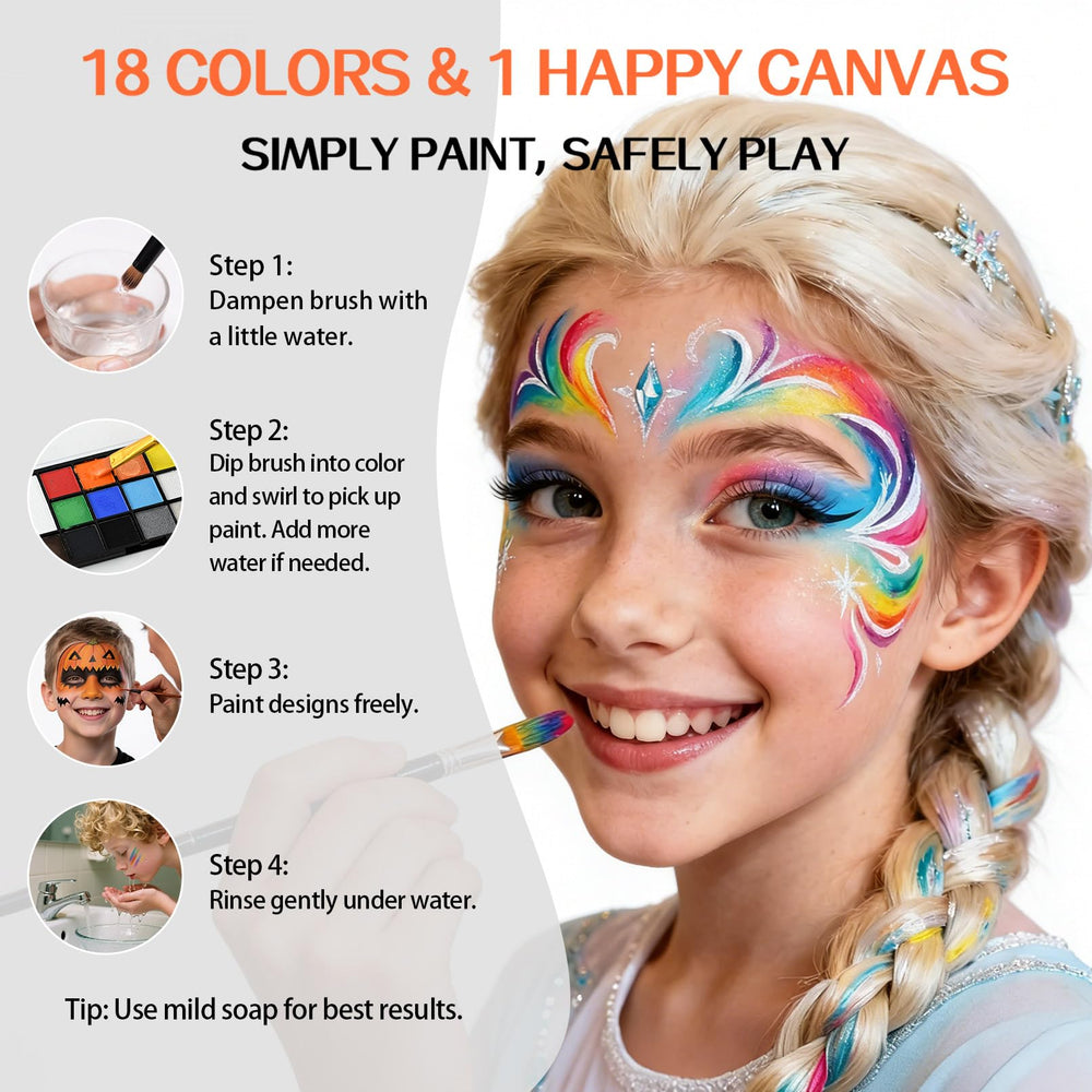 Seaboll cosplay full-face look showing high-pigment finish ideal for stage photos benefit