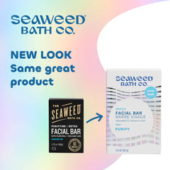 Seaweed Bath Co. close-up of bar texture showing gentle exfoliation benefit