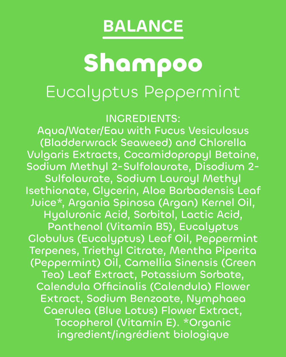 Seaweed Bath Co. shampoo in a shower lifestyle scene conveying invigorating morning boost
