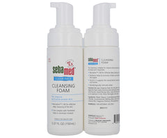 SEBAMED foam texture close-up illustrating gentle lather and cleansing